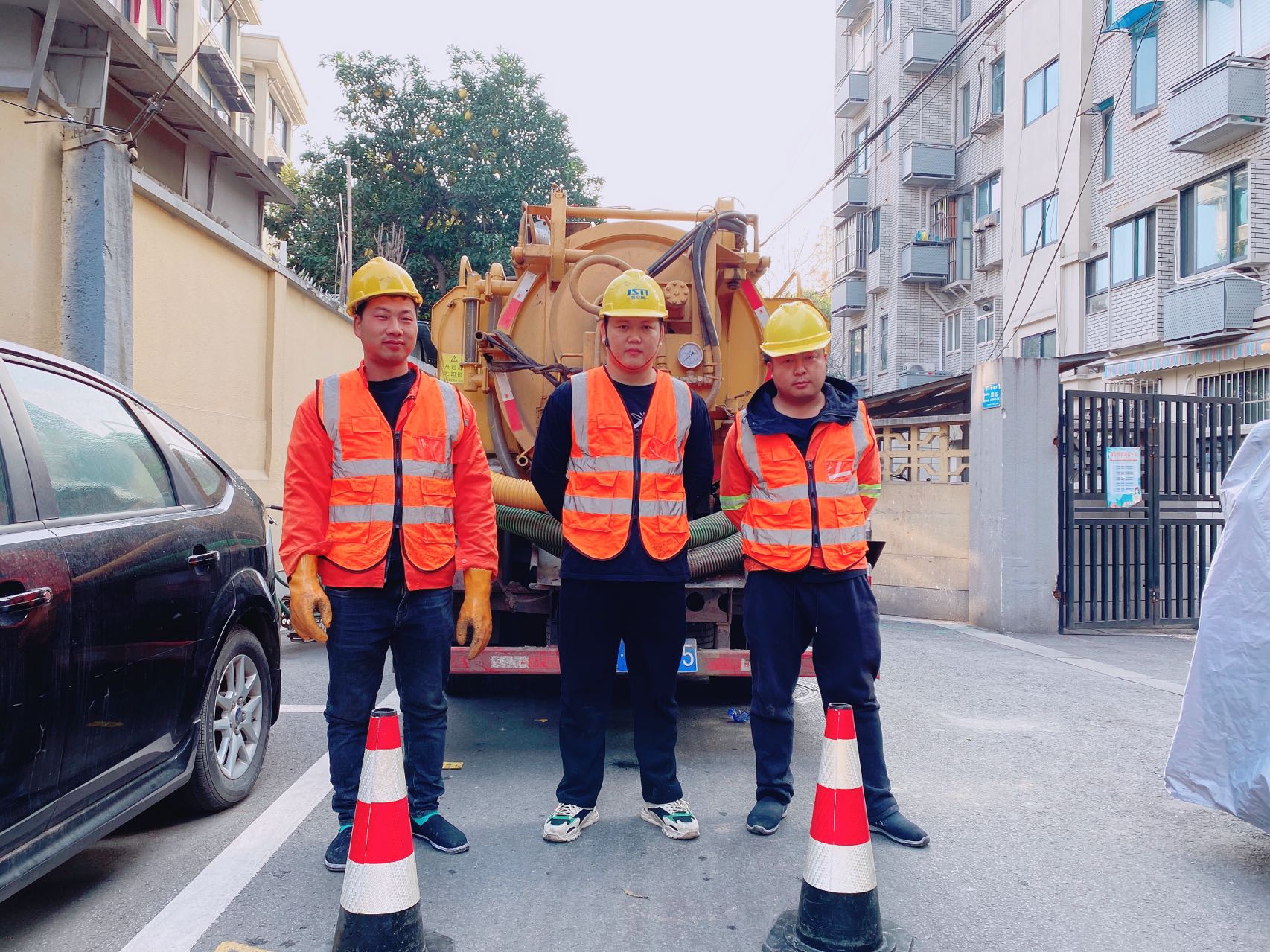 北京南京某小区管道清淤检测施工